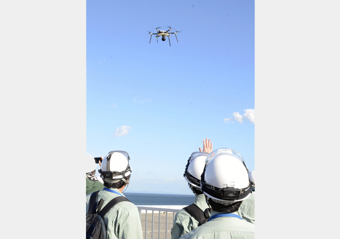 自動運行のドローンで津波避難呼びかけ 仙台市が世界初運用｜プラス