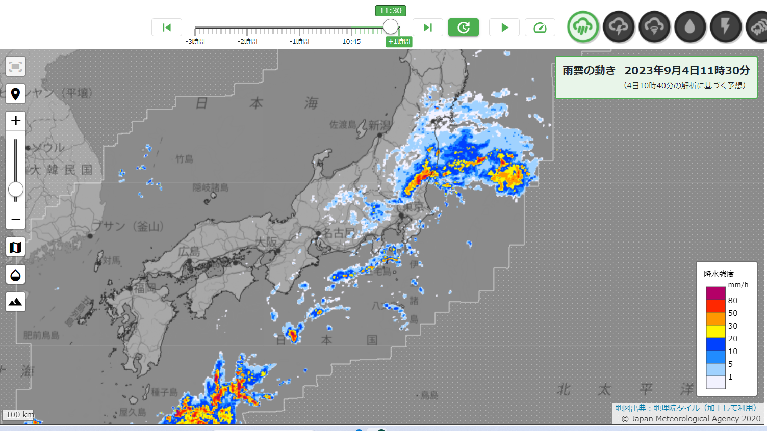 降水 ナウ キャスト
