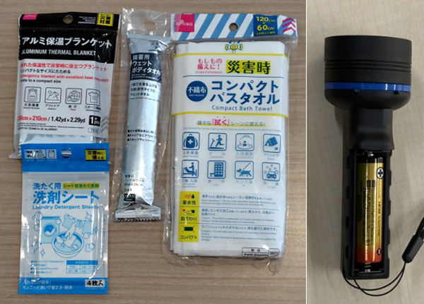 すべて100円！百均でそろえた防災グッズを試してみた【学生が調べた