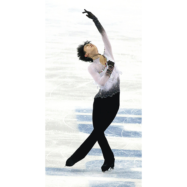 羽生結弦　2018年　Japan Times 新聞 羽生結弦さんが表紙を飾る T JAPAN 9月27日号まもなく発売 額装版写真